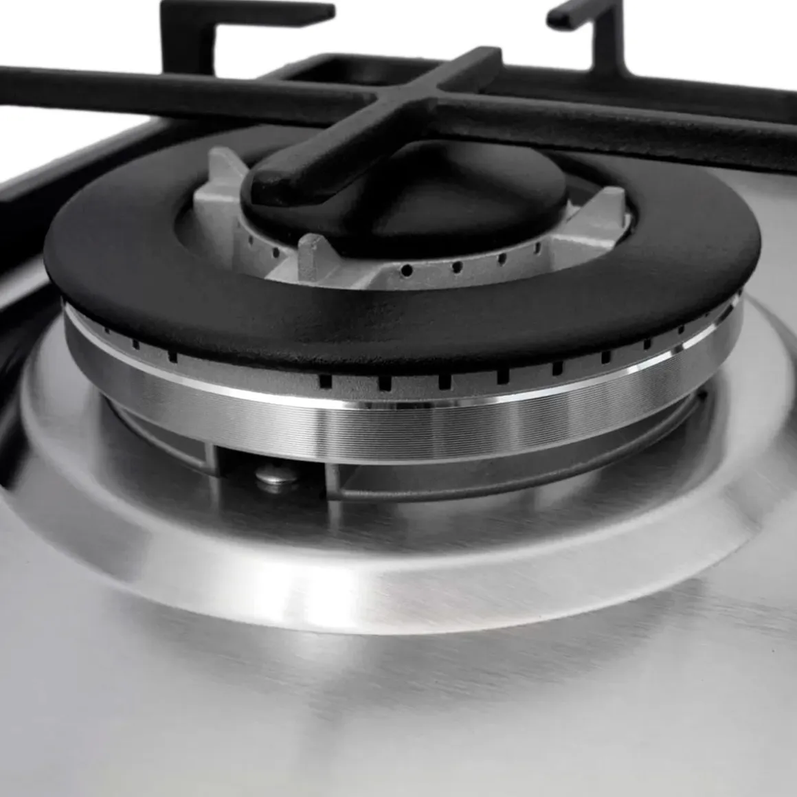 Encimera de gas Infiniton GAS-320WB 6050W 3 fuegos inox 59 cm
