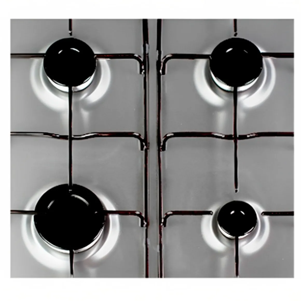 Encimera de gas New Pol NW4GXBUT 4 zonas 8100W butano/natural inox