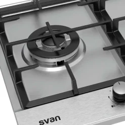 Encimera de gas Svan SGW3600X 3 fuegos 6750W inox 59 cm