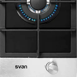 Encimera de gas Svan SVEC1BF 1 fuego wok ignición automática negro 10x29,4x51 cm