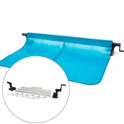 Enrollador de cobertor solar para piscinas Intex con manivela 2,74-4,88 m