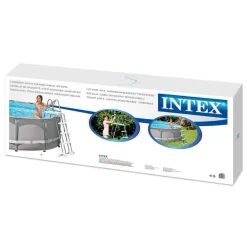 Escalera para piscina Intex peldaños extraíbles antideslizantes