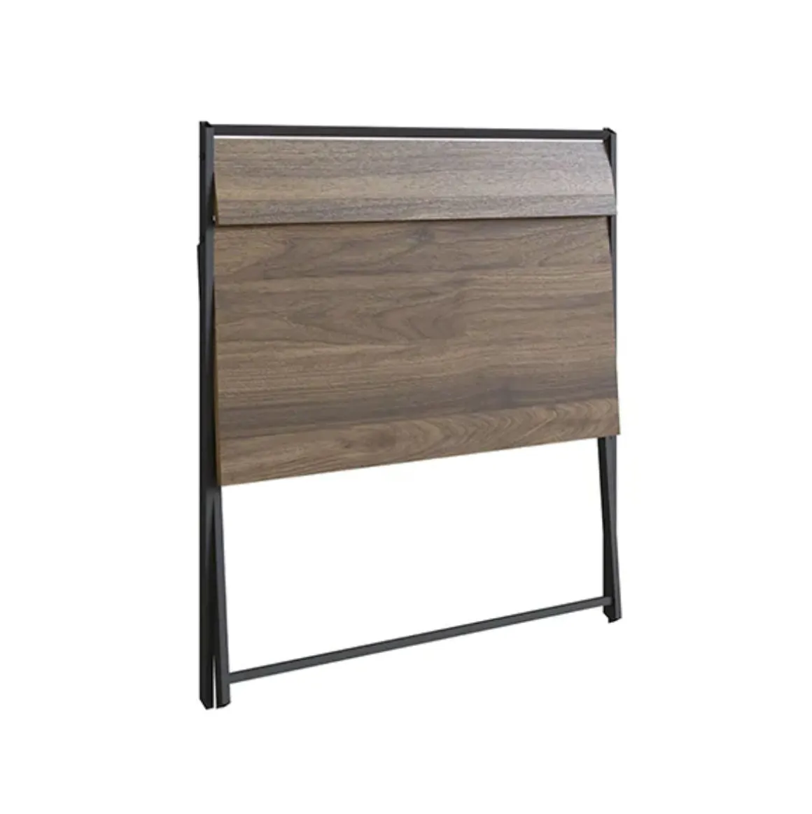 Escritorio Apple diseño plegable marrón/negro 90x93x51 cm