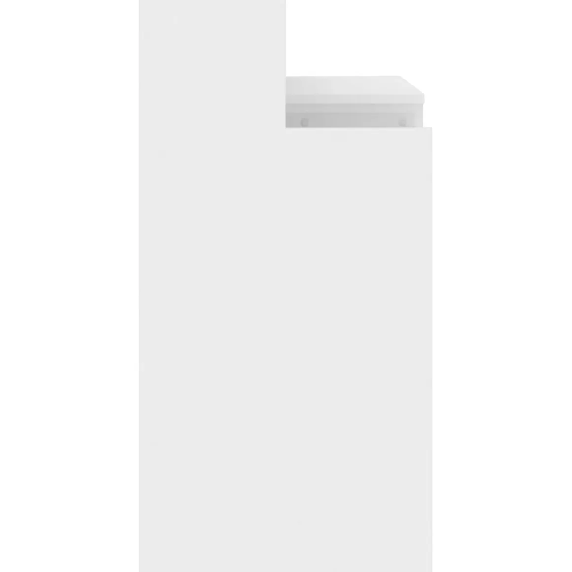 Escritorio Campoamor luz LED con estantes 90x97x45 cm