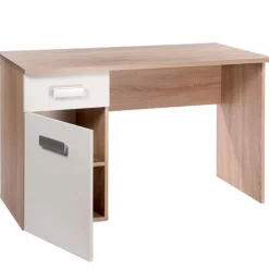 Escritorio Champion blanco/cambria 71x120x49,8 cm