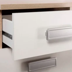 Escritorio Champion blanco/cambria 71x120x49,8 cm