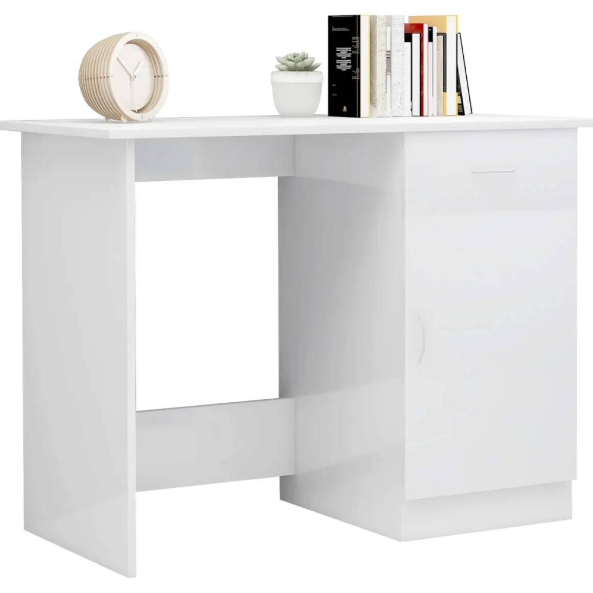 Escritorio Edra con cajón + armario 76x100x50 cm