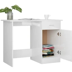 Escritorio Edra con cajón + armario 76x100x50 cm