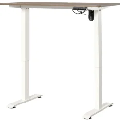 Escritorio eléctrico Eydon Vinsetto altura ajustable blanco 72-116x120x60 cm