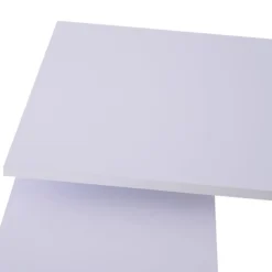 Escritorio Homcom giratorio 360º con estantes blanco