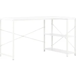 Escritorio Industry 2 estantes blanco 70x120x72 cm