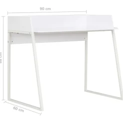 Escritorio Lira con borde alto 88x90x60 cm