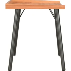 Escritorio Liulu patas acero 79x90x50 cm