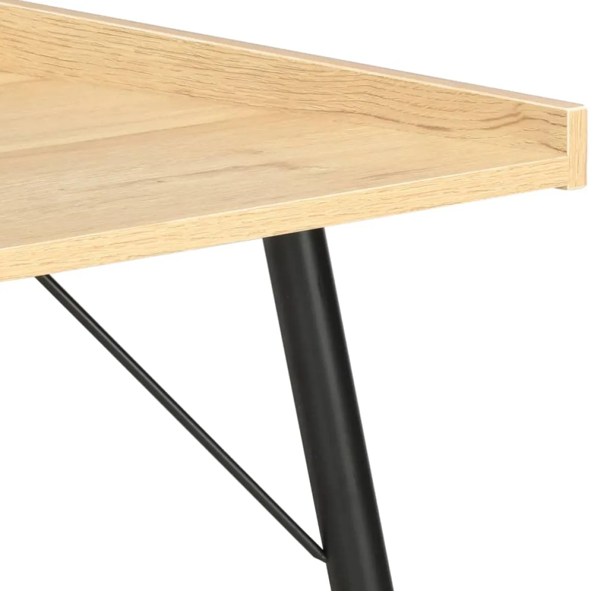 Escritorio Liulu patas acero 79x90x50 cm