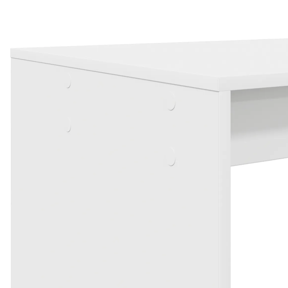 Escritorio Marsella estantería lateral blanco 103x108x55 cm