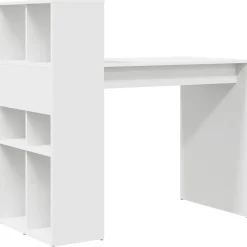Escritorio Marsella estantería lateral blanco 103x108x55 cm