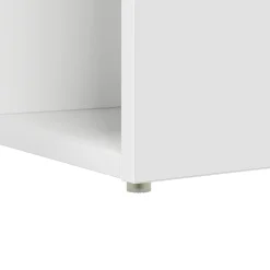 Escritorio Marsella estantería lateral blanco 103x108x55 cm