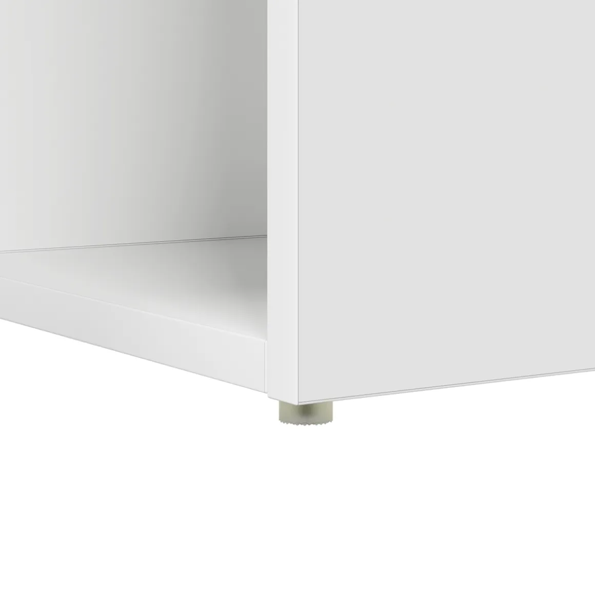 Escritorio Marsella estantería lateral blanco 103x108x55 cm