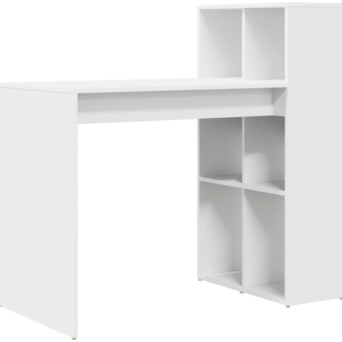 Escritorio Marsella estantería lateral blanco 103x108x55 cm