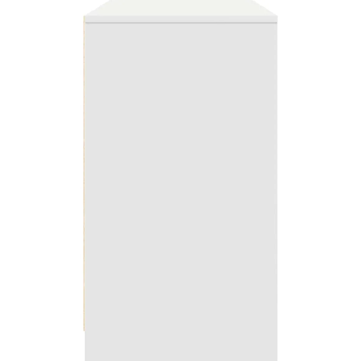 Escritorio Melhia 1 puerta + 2 compartimentos blanco 76x120x42 cm