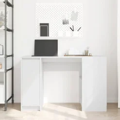 Escritorio Melhia 1 puerta + 2 compartimentos blanco 76x120x42 cm