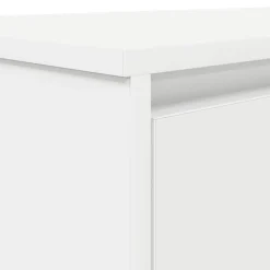 Escritorio Melhia 1 puerta + 2 compartimentos blanco 76x120x42 cm