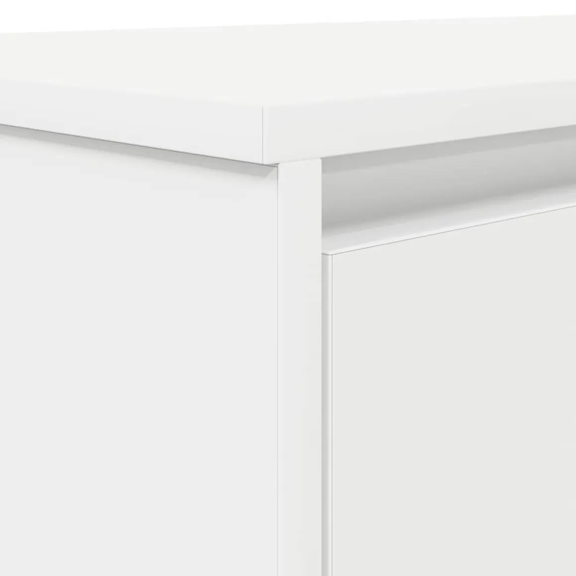 Escritorio Melhia 1 puerta + 2 compartimentos blanco 76x120x42 cm