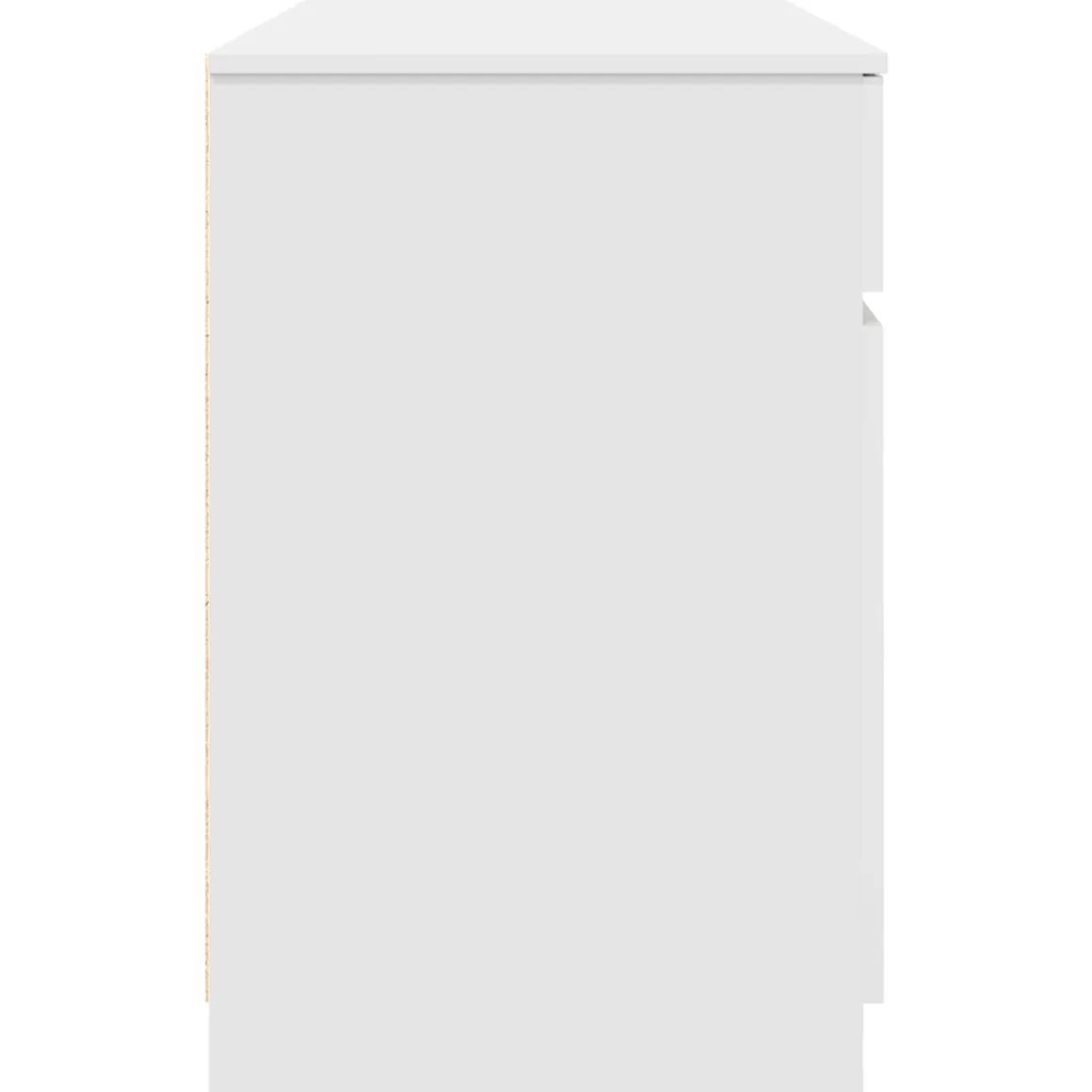 Escritorio Rhima 2 cajones y 2 puertas blanco 76x140x49 cm
