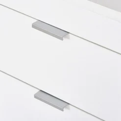 Escritorio Soby Homcom armario + cajón blanco 75,5x112,5x50 cm