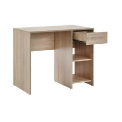 Escritorio Soft 1 cajón + 2 compartimentos 74x90x51 cm