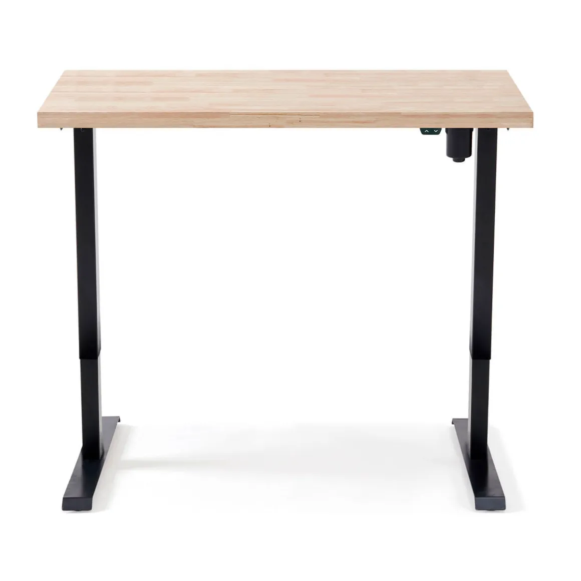 Escritorio Stand estructura elevable motorizada roble Nordish/negro 76-126x140x70 cm