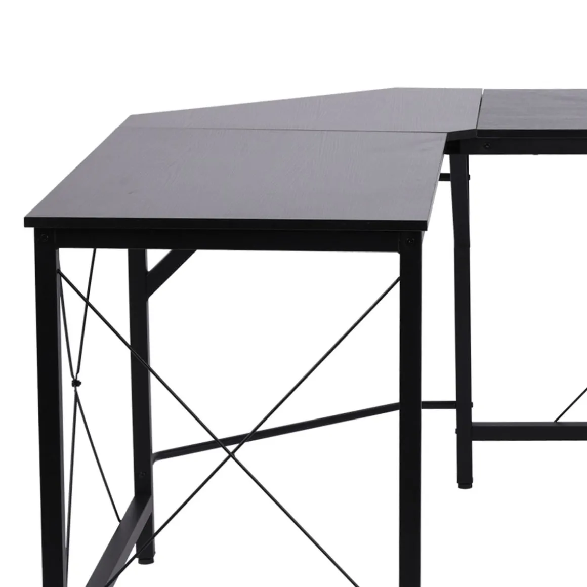 Escritorio Tamu Homcom esquinero 76x150x150 cm