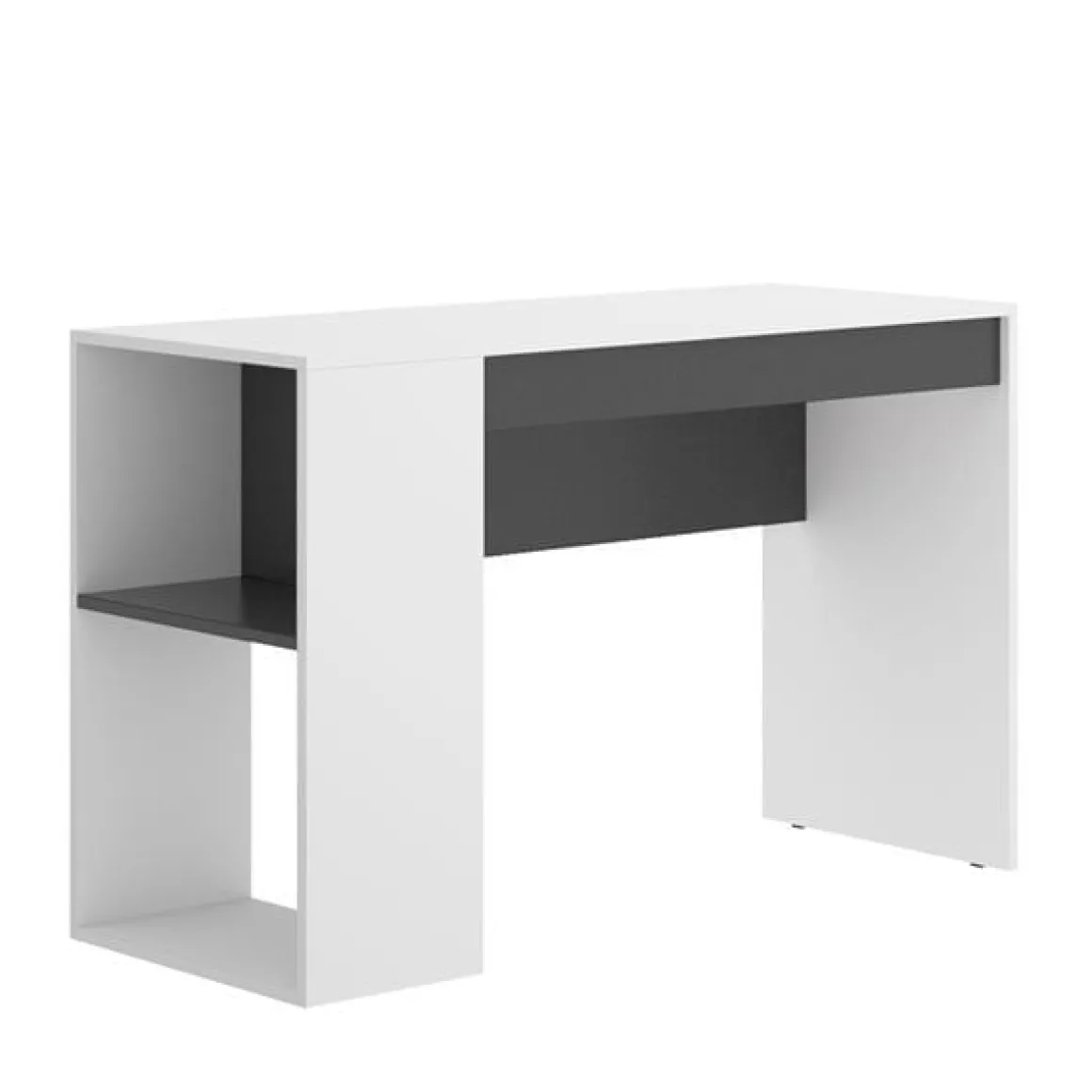 Escritorio Teo con estante + 1 cajón 74,5x115x50 cm