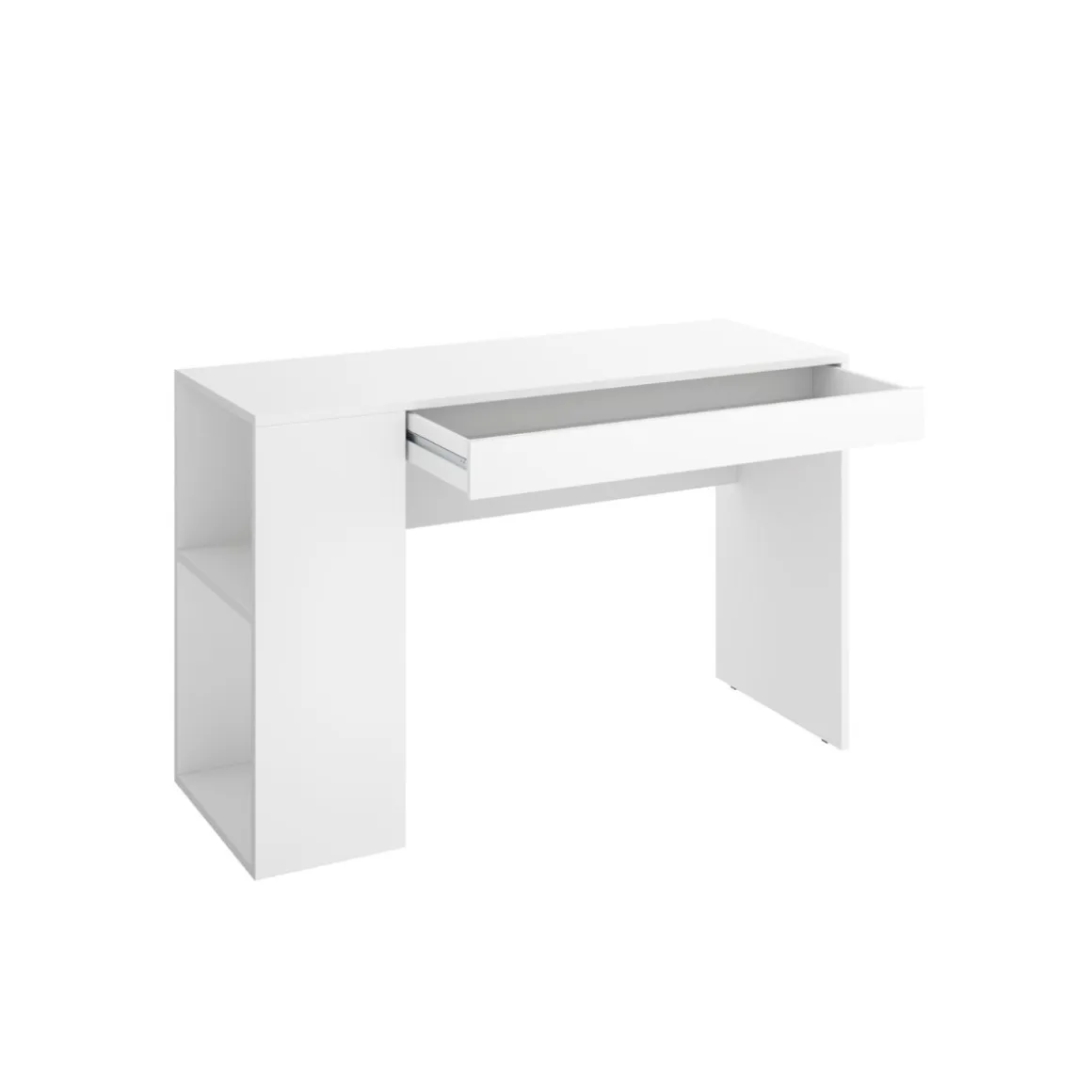 Escritorio Teo con estante + 1 cajón 74,5x115x50 cm
