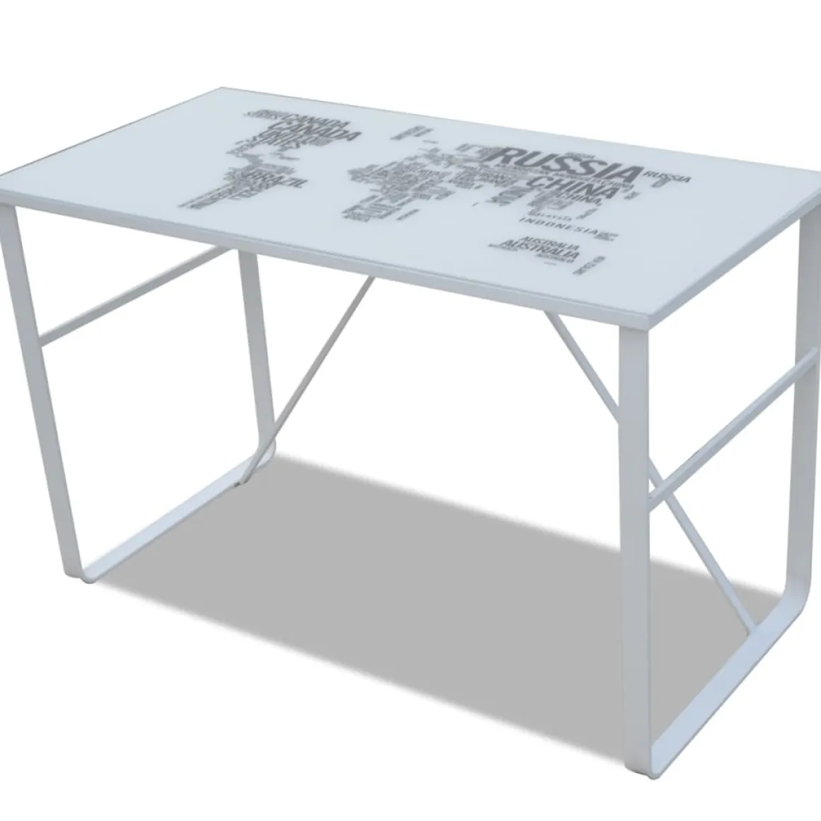 Escritorio World diseño fijo blanco 75x120x60 cm