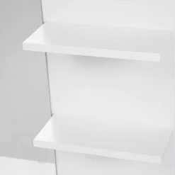 Espejo de Baño Kleankin con 3 estantes blanco 60x10x4 cm