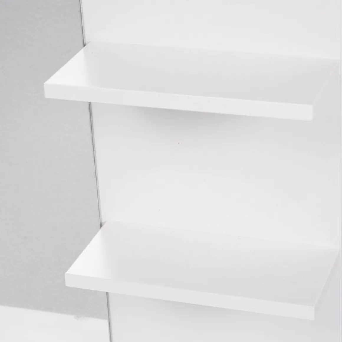 Espejo de Baño Kleankin con 3 estantes blanco 60x10x4 cm