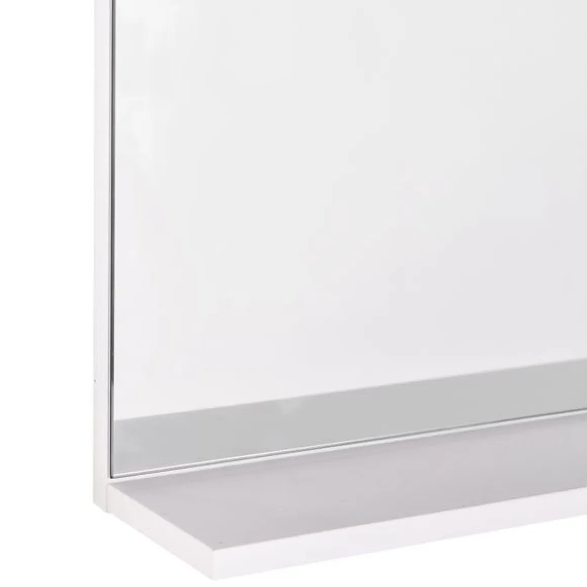 Espejo de Baño Kleankin con 3 estantes blanco 60x10x4 cm