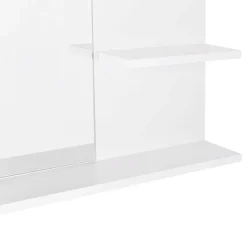Espejo de Baño Kleankin con 3 estantes blanco 60x10x4 cm