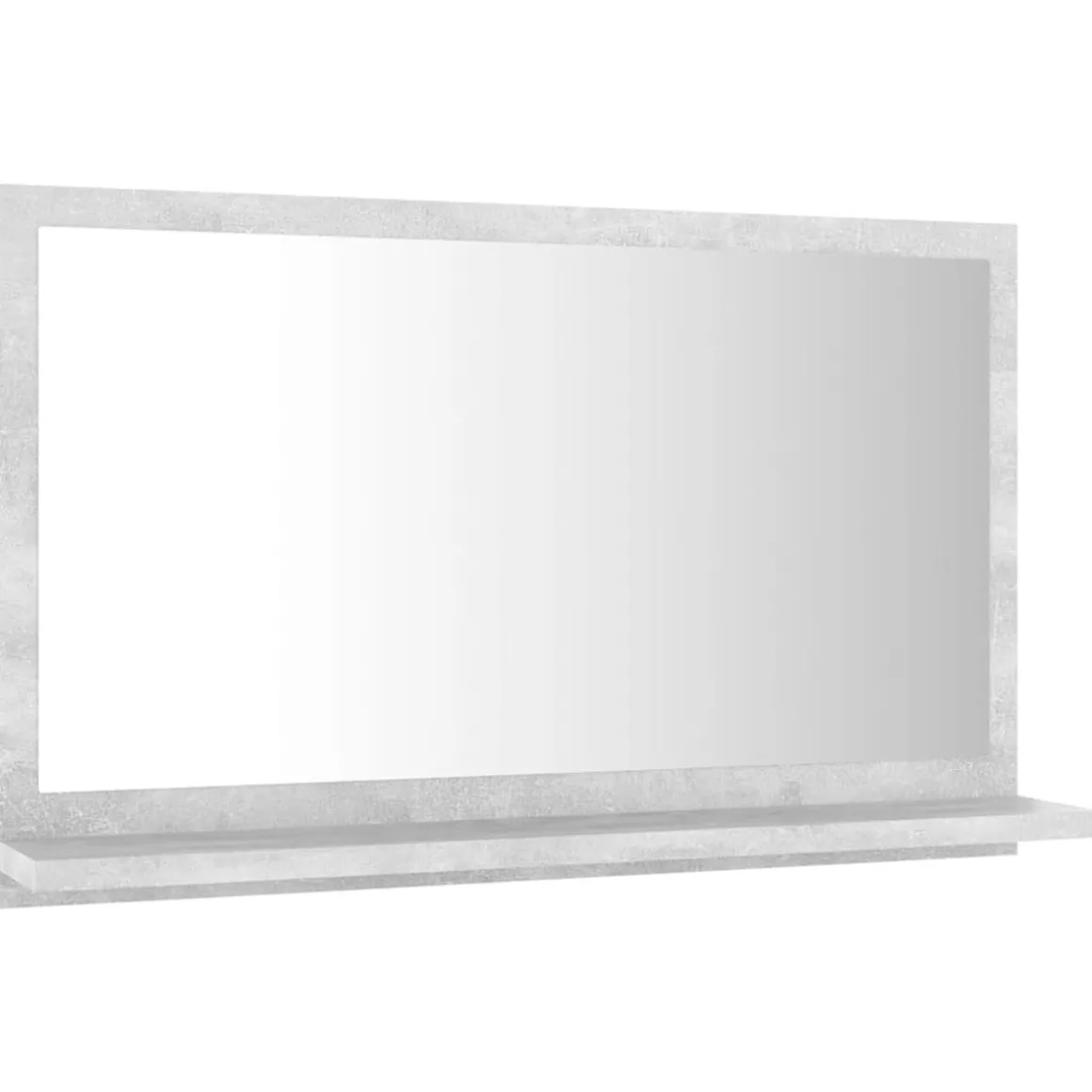 Espejo de baño madera con repisa 37x60x10,5 cm