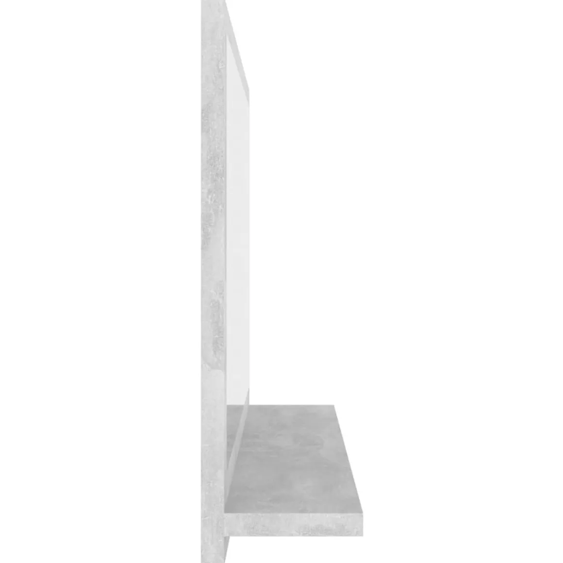 Espejo de baño madera con repisa 37x60x10,5 cm