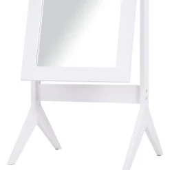Espejo de pie reclinable Homcom blanco 148x47x46 cm