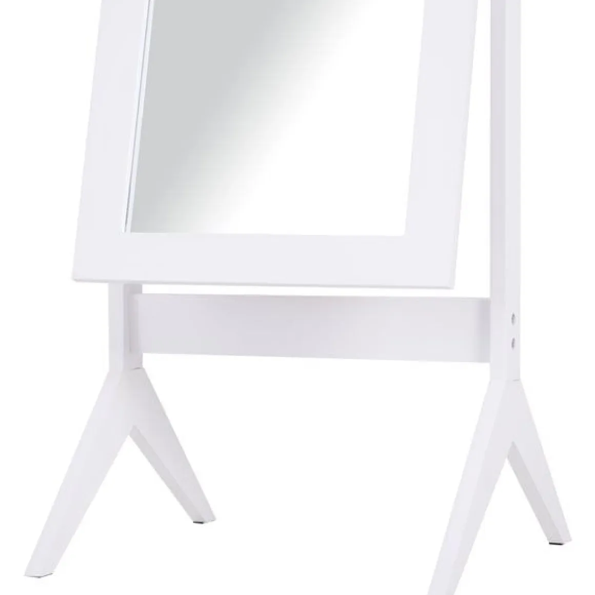 Espejo de pie reclinable Homcom blanco 148x47x46 cm