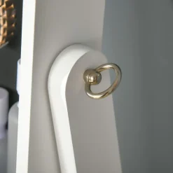 Espejo joyero Trenddi Homcom con luces LED blanco 151,5x46x36,5 cm