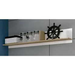 Estante Champion con separador blanco/cambria 27,9x120x23,3 cm