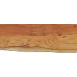 Estante de pared Acacia borde irregular natural 2,5x70x30 cm