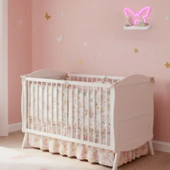 Estante de pared infantil con luz LED 20,5x30,5x10 cm