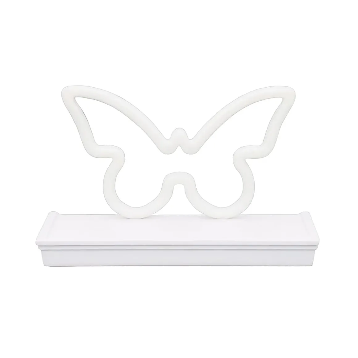 Estante de pared infantil con luz LED 20,5x30,5x10 cm