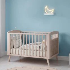 Estante de pared infantil con luz LED 20,5x30,5x10 cm