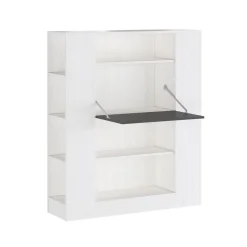 Estantería con mesa abatible Donald 139,6x119,6x34,5 cm